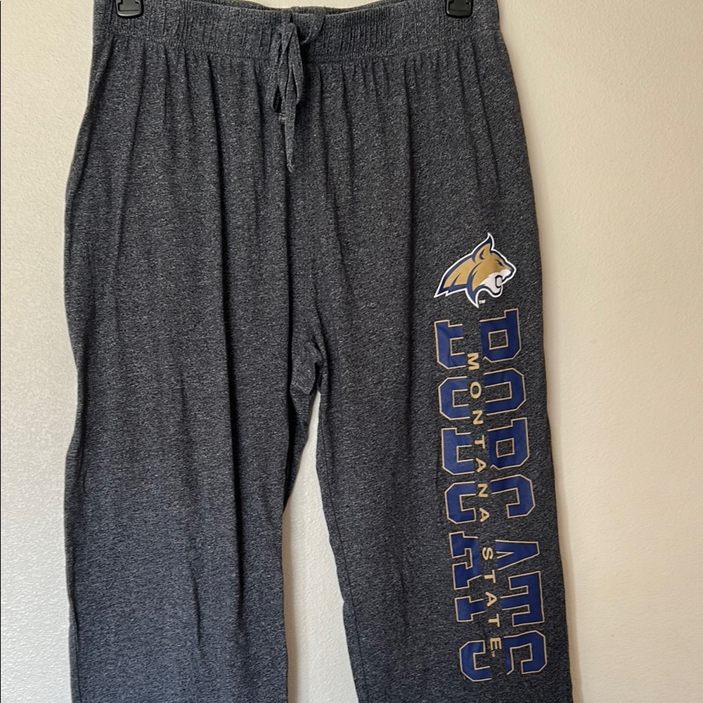 Montana State Bobcats Logo Dark Gray Lounge Pants